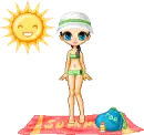 beach girl