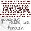 Goodbyes