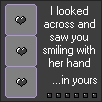 her hand in yours