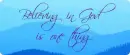 Believing in God