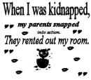 When I was Kidnapped