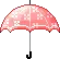 pink umbrella