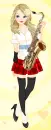 Blonde saxaphone girl