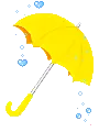 yellow umbrella