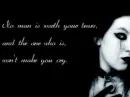 no man is worth ur tear