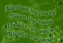 WANTED BY MANY