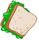 bread with salad