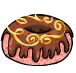 strawberry donut with chocolate