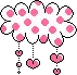 pink love cloud