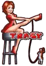 Tracy w/pin-up girl