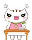 angry cat teacher