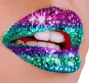 glitter lips