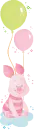 PIGLET WITH BALLOONS