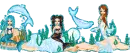 Meraids and dolphins