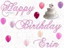 Happy Birthday Erin