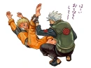 Naruto and Kakashi