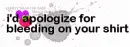 Sorry for...