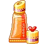 Orange make up