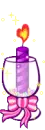purple candle