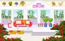 room full of flowers