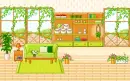 Green living room