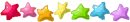rainbow stars