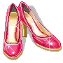 pink shoes
