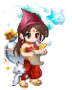gaia online red girl avatar