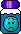 bottle with a sad smiley