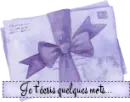 cute purple letter