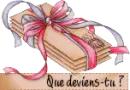 letters with pink and purple ribbons
