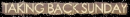 taking back sunday banner/divider