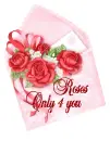 Roses only for U - Rose Envelope