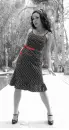 Girl in dress