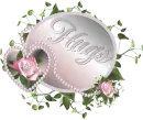Hugs and pink roses