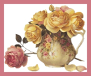 roses in vase
