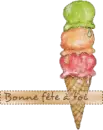 cute yummy ice cream
