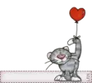 cat and a heart