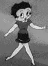 Betty Boop walking