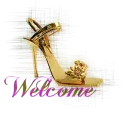 Gold Glitter Shoes 