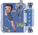 Betty Boop with butterflys