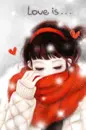 red scarf