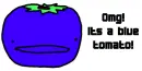 its blue!