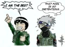 gai sensei and kakashi