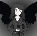 girl crying blood