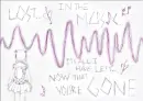 Lost in the Music pink and white