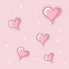 pink hearts