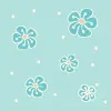 blue flowers 
