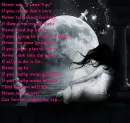 Lonely girl with poem  