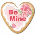 Be Mine valentines cookie